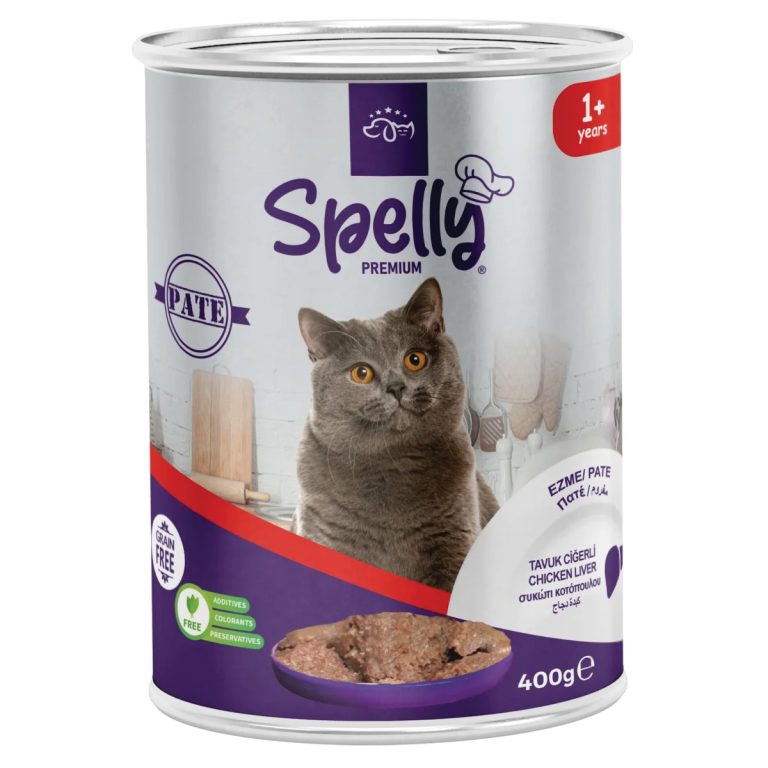 Spelly Premium Pate for Adult Cat with Chicken Liver 400gr (Πατέ Συκώτι Κοτόπουλου)