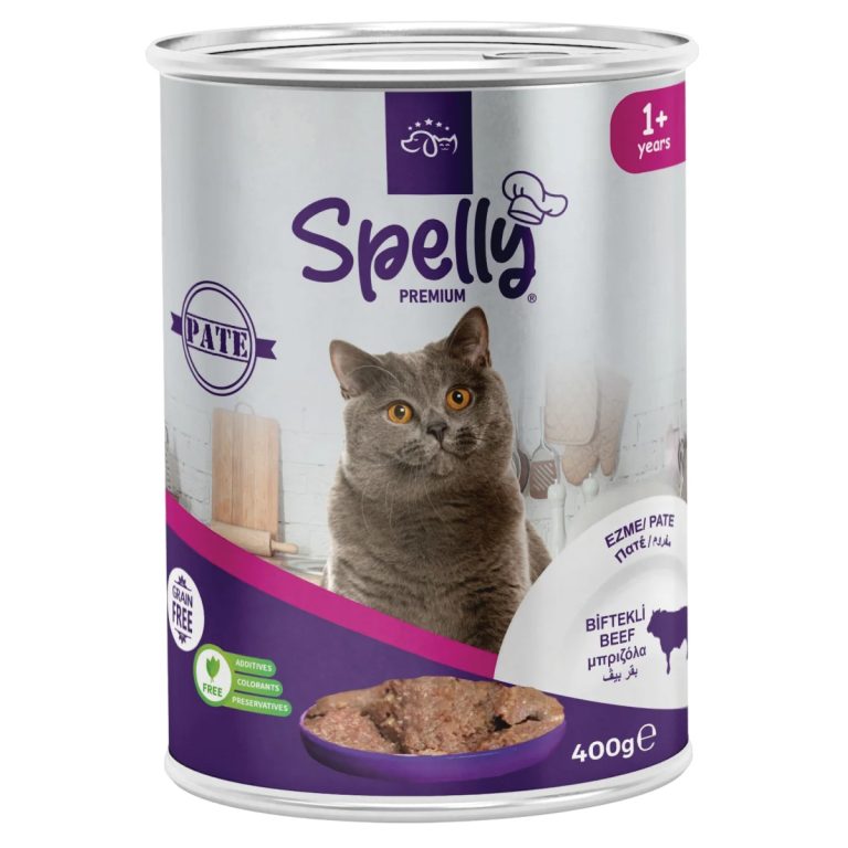Spelly Premium Pate for Adult Cat with Beef 400gr (Πατέ Μοσχάρι)