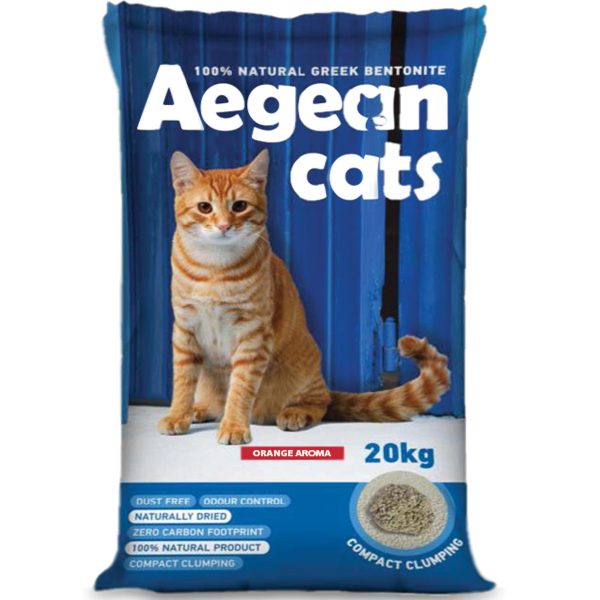 Προσφορά του Μήνα: Aegean Cat Litter for Long Hair Cats Orange 20kg (Πορτοκάλι)