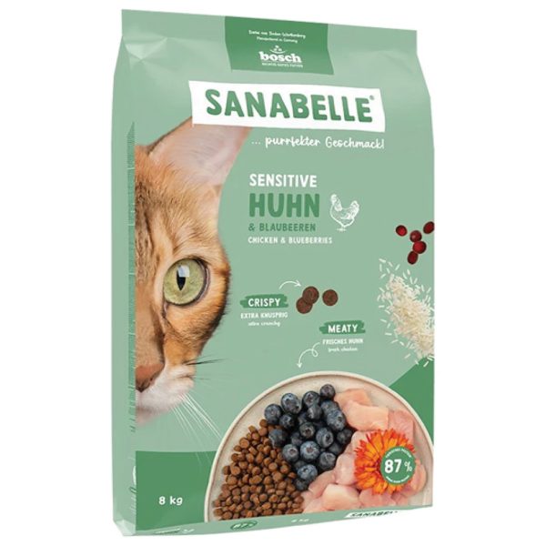 Sanabelle Sensitive Chicken Adult Cat 2kg Ξηρά Τροφή για Ευαίσθητες Γάτες με Κοτόπουλο
