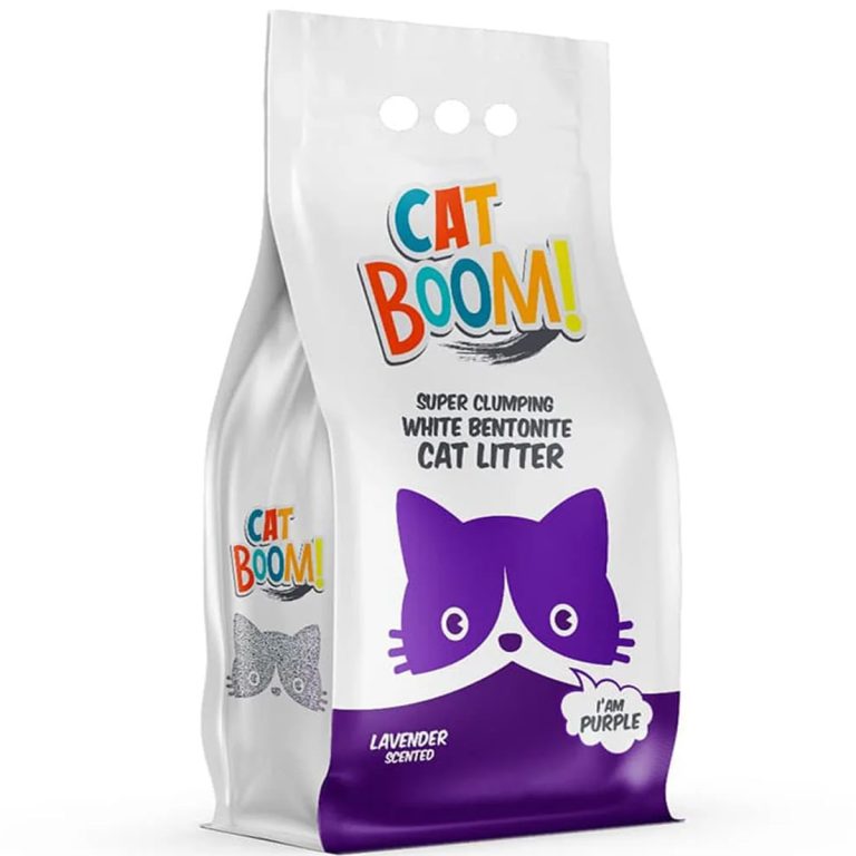 Cat Boom Cat Litter Lavender 5lt Άμμος Γάτας με Άρωμα Λεβάντας