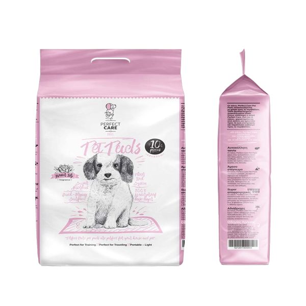 Perfect Care Pads 60x60cm Water Lily 10pcs Πάνες Εκπαίδευσης με Άρωμα Νούφαρο