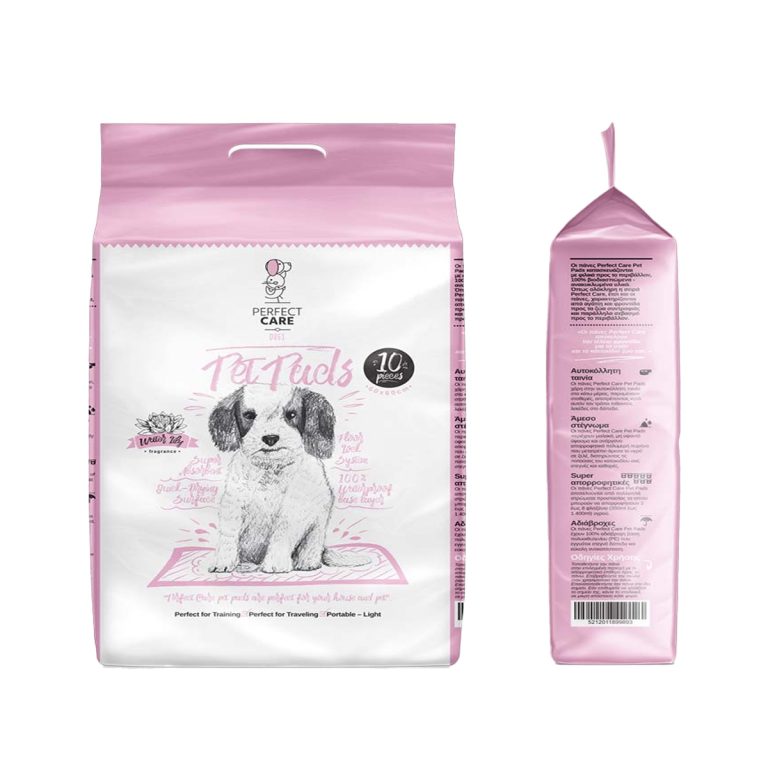 Perfect Care Pads 60x60cm Water Lily 10pcs Πάνες Εκπαίδευσης με Άρωμα Νούφαρο