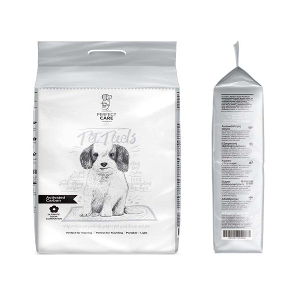 Perfect Care Pads 60x90cm Carbon 10pcs Πάνες Εκπαίδευσης με Ενεργό Άνθρακα