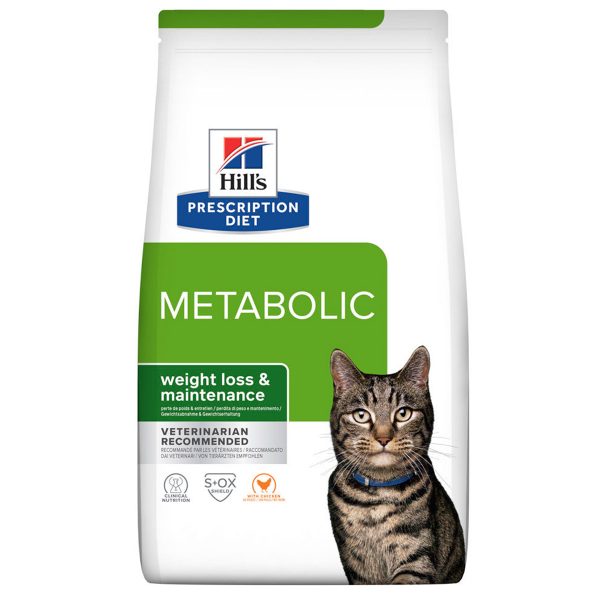 Hill's Prescription Diet Metabolic 1.5kg Ξηρά Τροφή Για Γάτες Κοτόπουλο