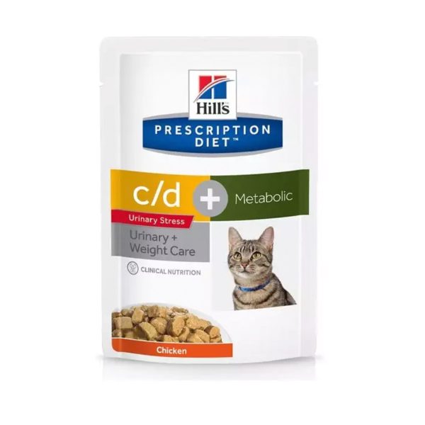 Hill's Prescription Diet 85gr Urinary Care+Metabolic c/d Υγρή Τροφή Φακελάκι Για Γάτες