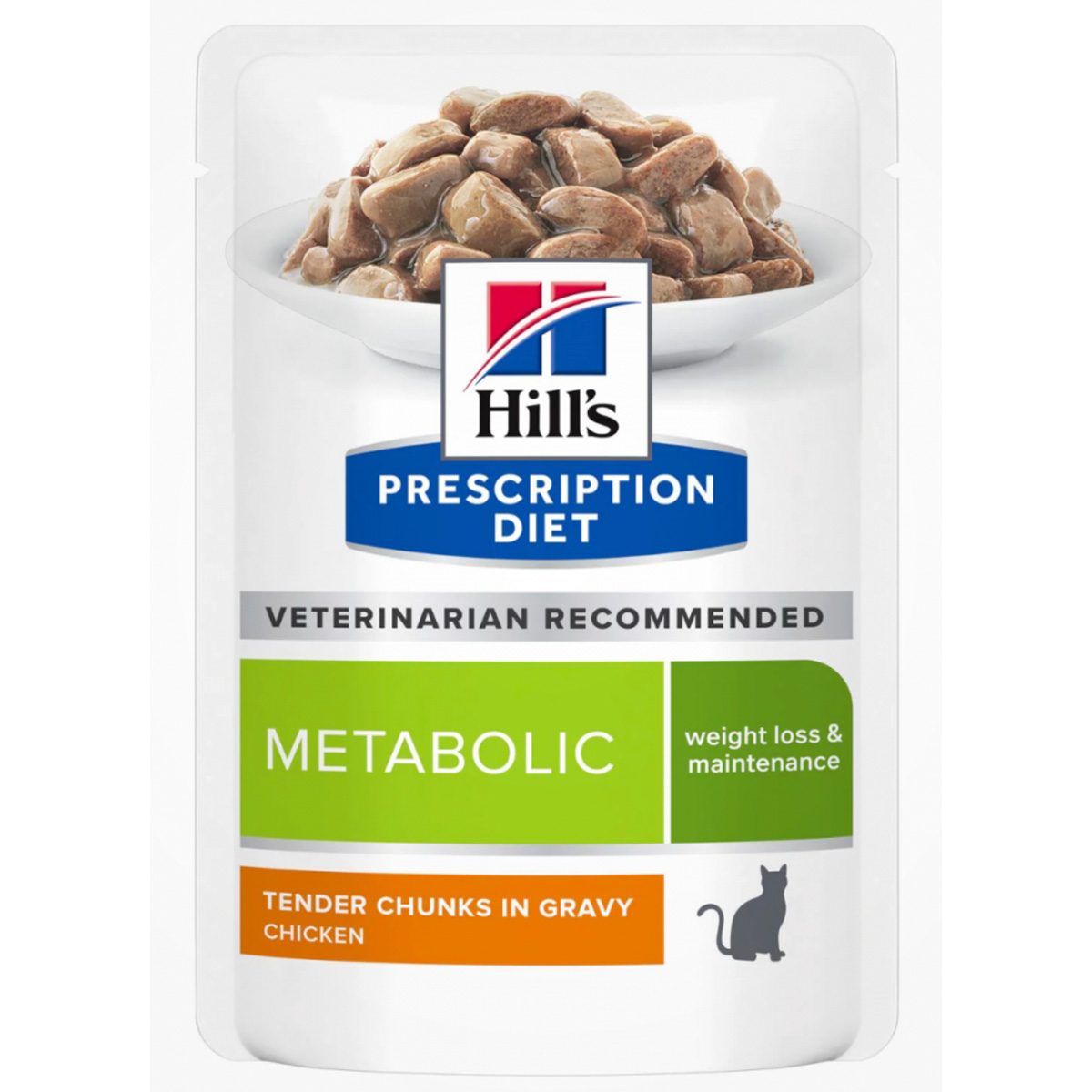 Untitled-1 Hill's Prescription Diet Metabolic 85gr Υγρή Τροφή Φακελάκι Για Γάτες Κοτόπουλο - Image 1