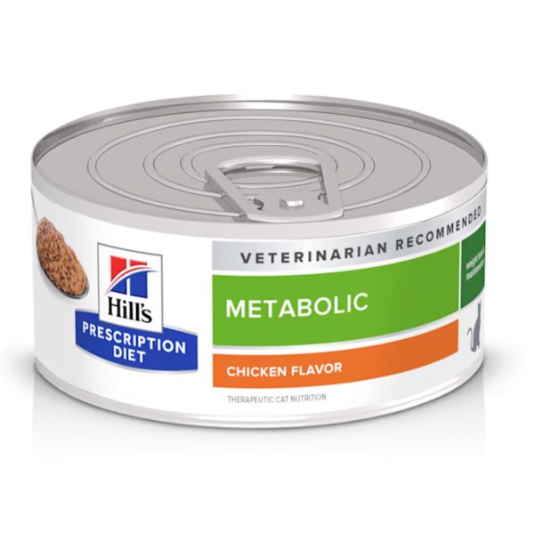 Hill's Prescription Diet Metabolic 156gr Υγρή Τροφή Κονσέρβα Για Γάτες Κοτόπουλο