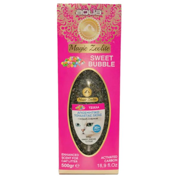 Edgar Magic Zeolite Αποσμητικό Για Άμμο Γάτας Τσιχλόφουσκα 500gr