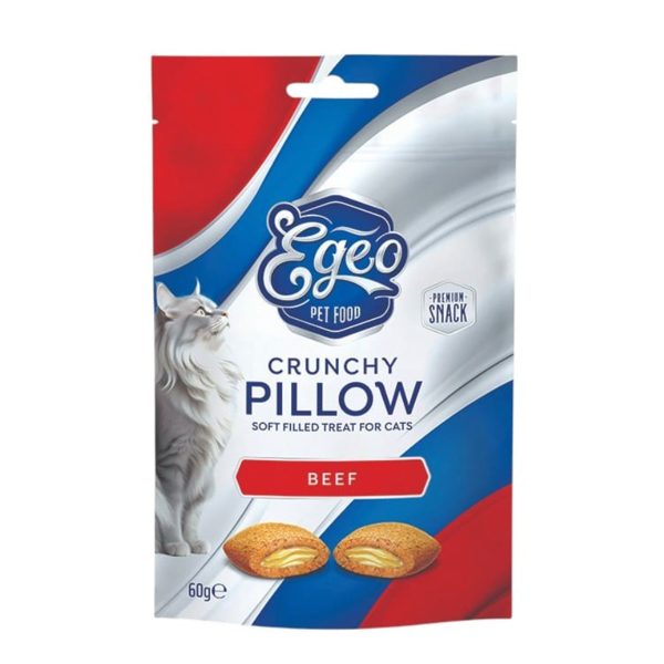 Egeo Cat Μπισκότα Για Ενήλικες Γάτες Μοσχάρι 60gr