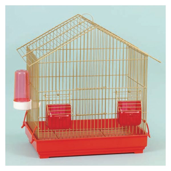 EL PLAST Κλουβί Πουλιών Χρυσού Χρώματος Large