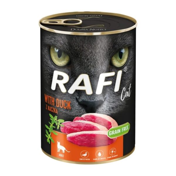 Rafi Cat Adult Υγρή Τροφή Για Ενήλικες Γάτες Πάπια 400gr