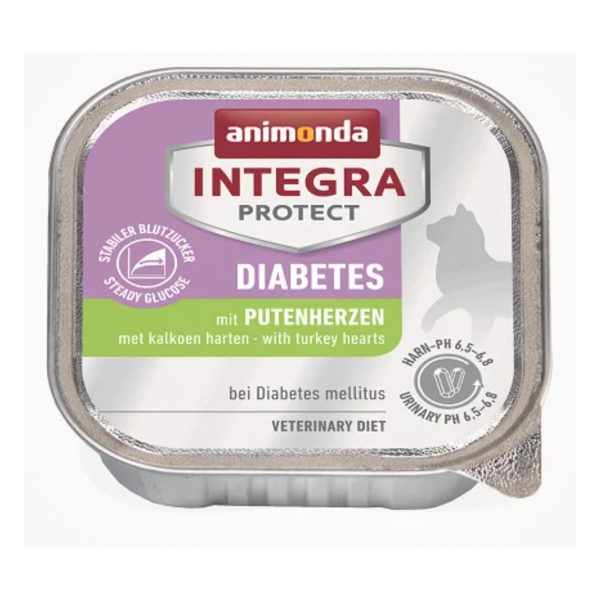 Animonda Integra Protect Diabetes Κλινική Υγρή Τροφή Για Γάτες Γαλοπούλα 100gr
