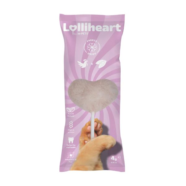M-PETS Lolliheart Λιχουδιά Για Γάτες Κοτόπουλο & Μωβ Πατάτα 4gr