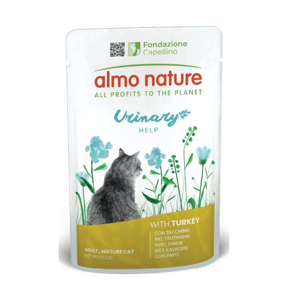 Almo Nature Cat Urinary Help Υγρή Τροφή Για Γάτες Γαλοπούλα 70gr