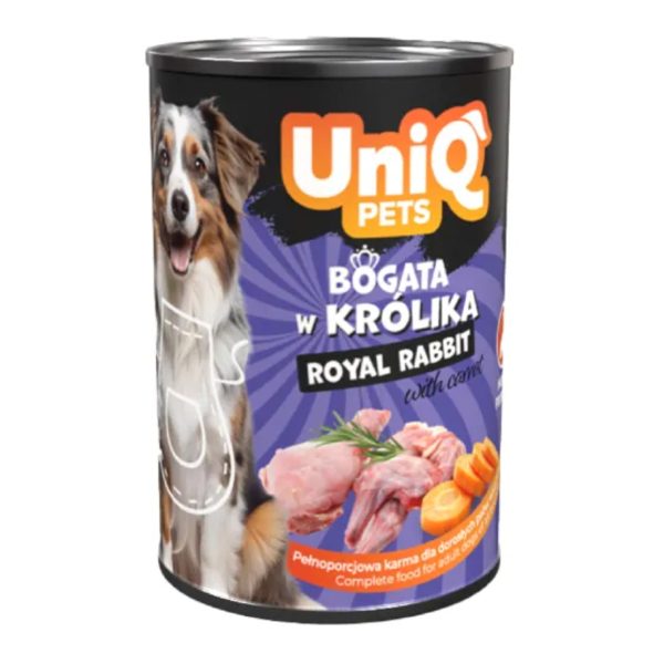 Uniq Pets Royal Rabbit Κονσέρβα Για Σκύλους Κουνέλι 375gr