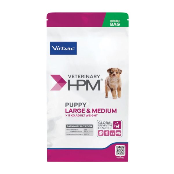 Virbac Puppy Large & Medium Ξηρά Τροφή Για Μεσαία & Μεγαλόσωμα Κουτάβια 12kg