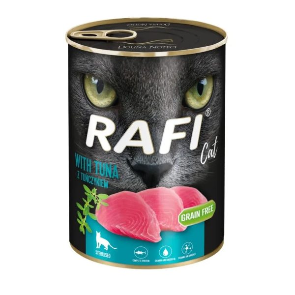 Rafi Cat Adult Sterilized Υγρή Τροφή Για Στειρωμένες Γάτες Τόνος 400gr
