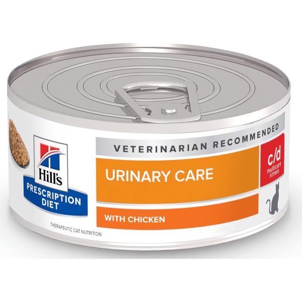Hill's Prescription Diet Urinary Care c/d Υγρή Τροφή Κονσέρβα Για Γάτες Χοιρινό, Κοτόπουλο 156gr