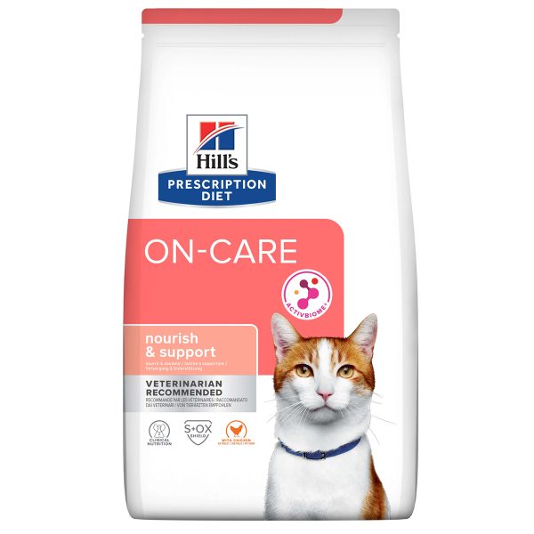 Hill's Prescription Diet On Care 1.5kg Ξηρά Τροφή Για Γάτες Κοτόπουλο
