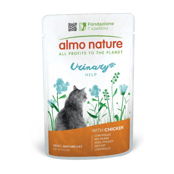 Almo Nature Cat Urinary Help Υγρή Τροφή Για Γάτες Κοτόπουλο 70gr