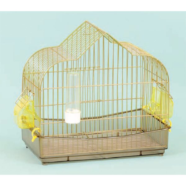 EL PLAST Κλουβί Πουλιών Χρυσού Χρώματος Lux