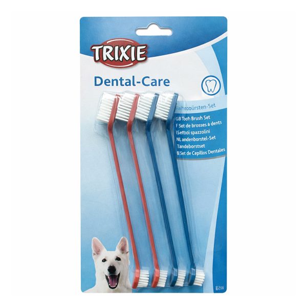Trixie Οδοντόβουρτσες Για Σκύλους & Γάτες Σετ 4τμχ