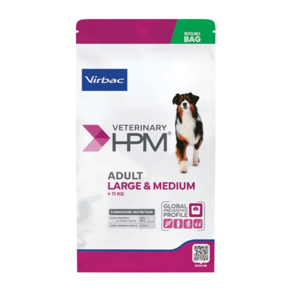 Virbac Adult Large & Medium Ξηρά Τροφή Για Μεσαίους & Μεγαλόσωμους Ενήλικους Σκύλους 3kg