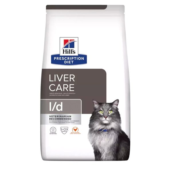 Hill's Prescription Diet l/d Liver Care1.5kg  Ξηρά Τροφή Για Γάτες Κοτόπουλο