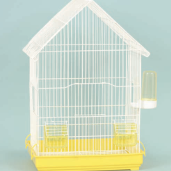 EL PLAST Κλουβί Πουλιών Λευκού Χρώματος Large