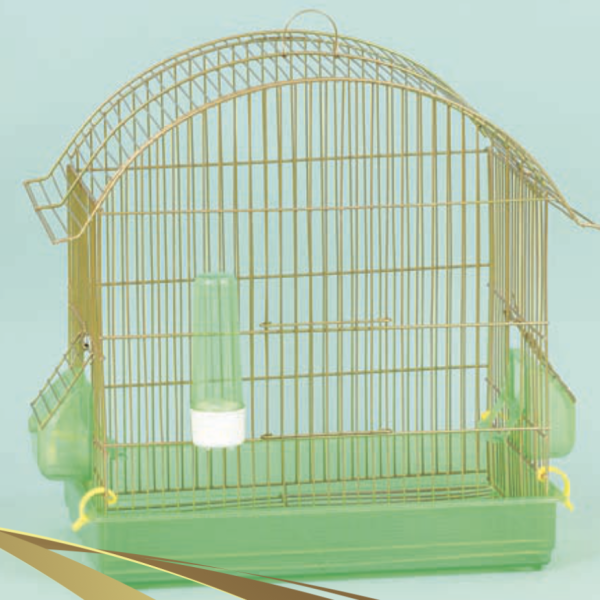 EL PLAST Κλουβί Πουλιών Λευκού Χρώματος Large