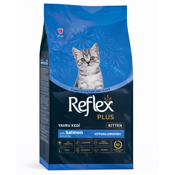 Reflex Plus Kitten Hypoallergenic Salmon Ξηρά Τροφή Για Γατάκια Σολομός 1.5kg