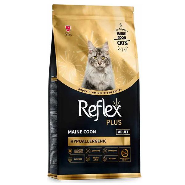 Reflex Plus Cat Adult Maine Coon Hypoallergenic Chicken Ξηρά Τροφή Για Γάτες Κοτόπουλο 1.5kg