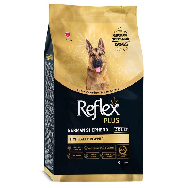 Reflex Plus Dog Adult German Shepherd Hypoallergenic Chicken Ξηρά Τροφή Για Σκύλους Κοτόπουλο 8kg