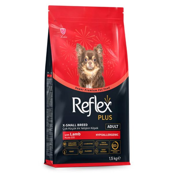 Reflex Plus Dog Adult Extra Small Breed Hypoallergenic Lamb Ξηρά Τροφή Για Σκύλους Αρνί 1.5kg