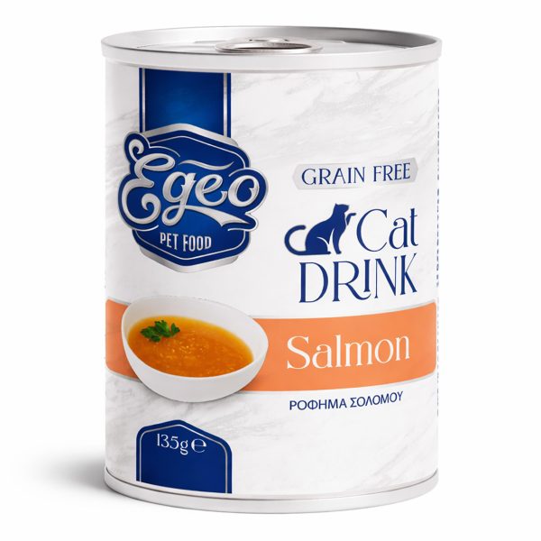 Egeo Cat Drink Grain Free Salmon Ρόφημα Για Γάτες Με Σολομό 135gr