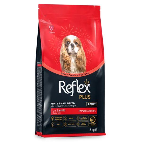 Reflex Plus Dog Adult Mini Small Hypoallergenic Lamb Ξηρά Τροφή Για Σκύλους Αρνί 3kg