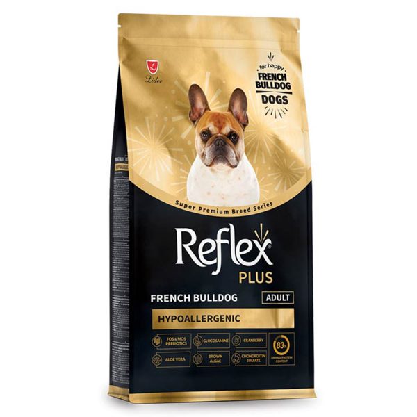 Reflex Plus Dog French Bulldog Adult Hypoallergenic Chicken Ξηρά Τροφή Για Σκύλους Κοτόπουλο 3kg