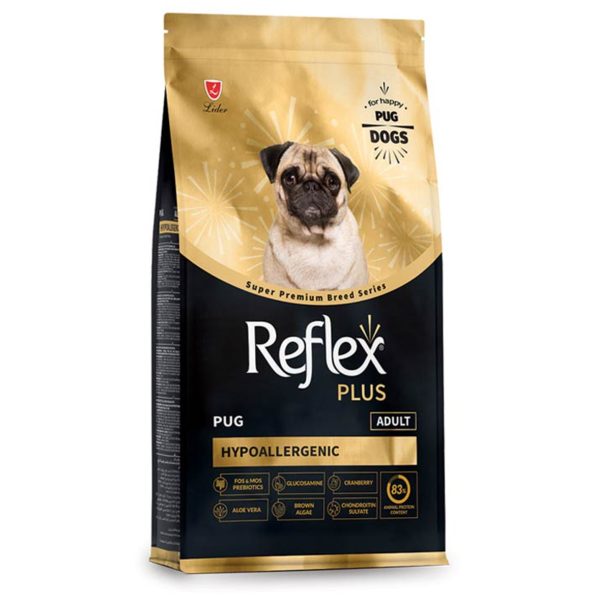 Reflex Plus Dog Pug Adult Hypoallergenic Chicken Ξηρά Τροφή Για Σκύλους Κοτόπουλο 2kg