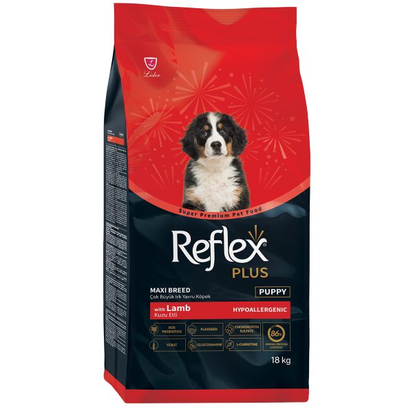 Reflex Plus Dog Maxi Junior Hypoallergenic Lamb Ξηρά Τροφή Για Σκύλους Αρνί 18kg