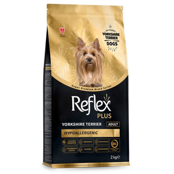 Reflex Plus Dog Yorkshire Terrier Adult Hypoallergenic Chicken Ξηρά Τροφή Για Σκύλους Κοτόπουλο 2kg
