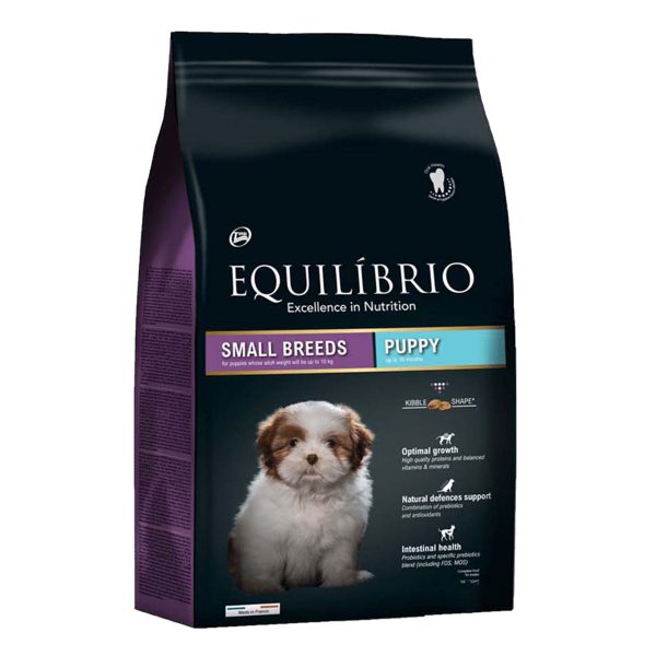 Equilibrio Puppy Small Breed Poultry & Rice Ξηρά Τροφή Για Κουτάβια Πουλερικά & Ρύζι 2kg