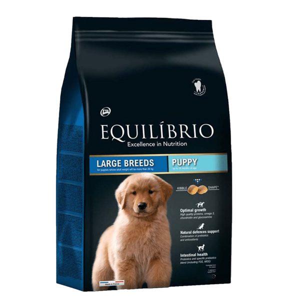 Equilibrio Puppy Large Breeds Poultry & Rice Ξηρά Τροφή Για Κουτάβια 12kg