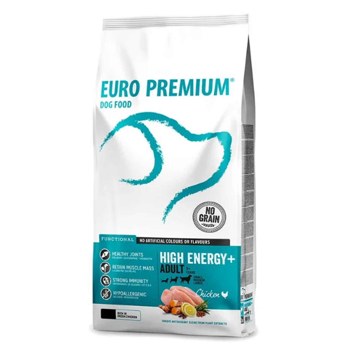 1 Europremium Adult Dog Large High Energy+ Chicken Ξηρά Τροφή Για Σκύλους Κοτόπουλο 12kg - Image 1