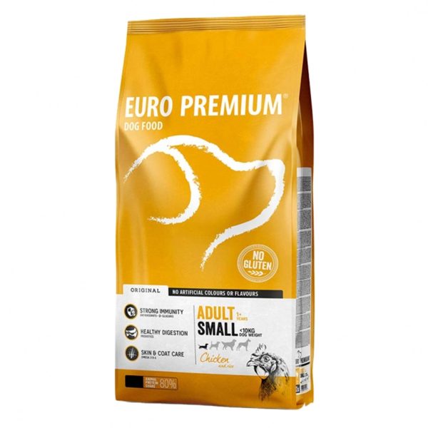 Europremium Puppy Small Chicken & Rice Ξηρά Τροφή Για Κουτάβια Κοτόπουλο & Ρύζι 12kg