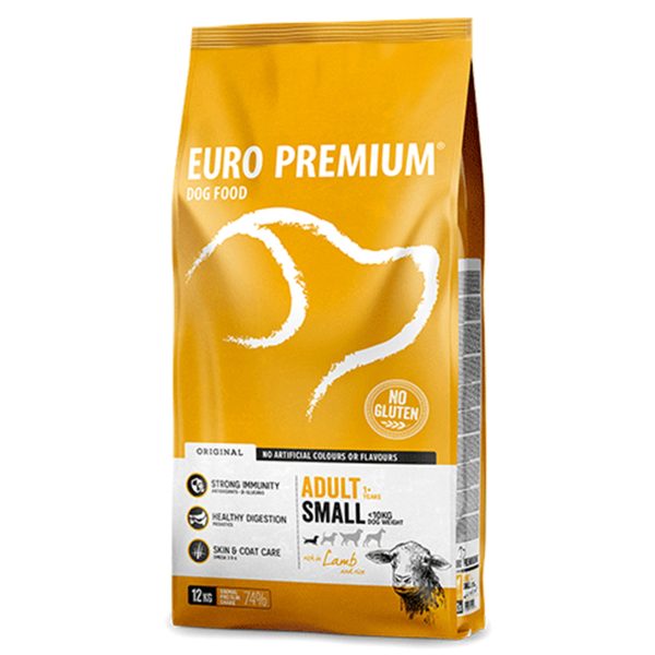 Europremium Adult Small Lamb & Rice Ξηρά Τροφή Για Σκύλους Αρνί & Ρύζι 12kg