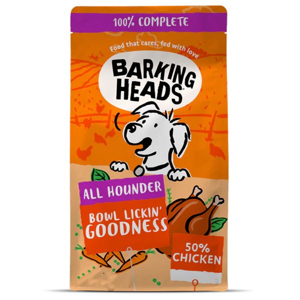 Barking Heads All Hounder Bowl Lickin Goodness FR Chicken Ξηρά Τροφή Κοτόπουλο Ελ. Βοσκής 2kg