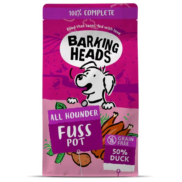 Barking Heads All Hounder Grain Free Fuss Pot FR Duck Ξηρά Τροφή Πάπια Ελ. Βοσκής 12kg