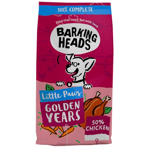Barking Heads Little Paws Golden Years FR Chicken Ξηρά Τροφή Κοτόπουλο Ελ. Βοσκής 6kg