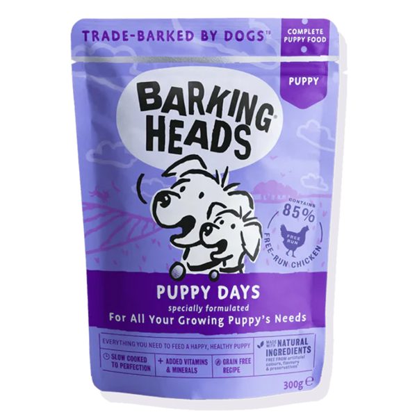 Barking Heads Puppy Days FR Chicken Υγρή Τροφή Κοτόπουλο Ελ. Βοσκής 300gr